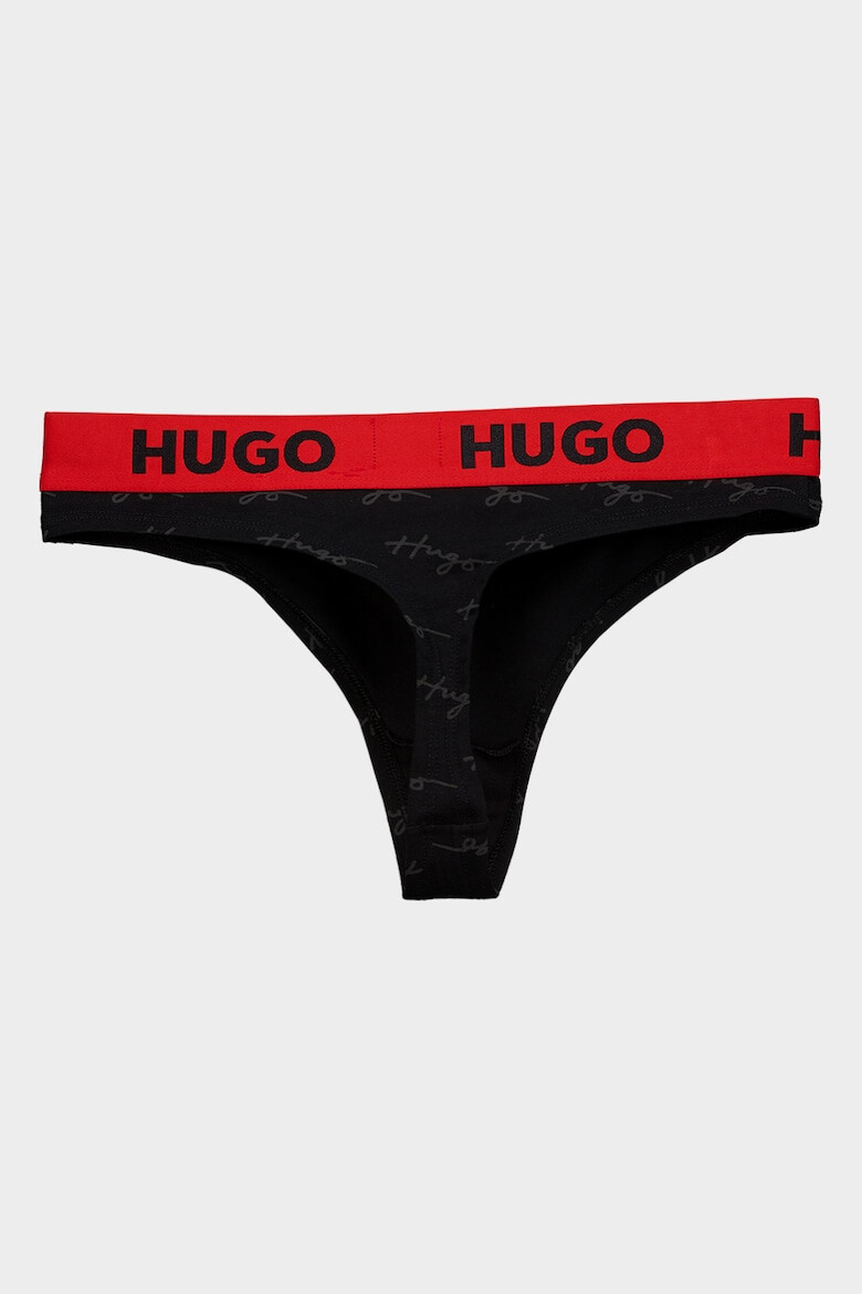 HUGO Chiloti tanga cu imprimeu logo - Pled.ro