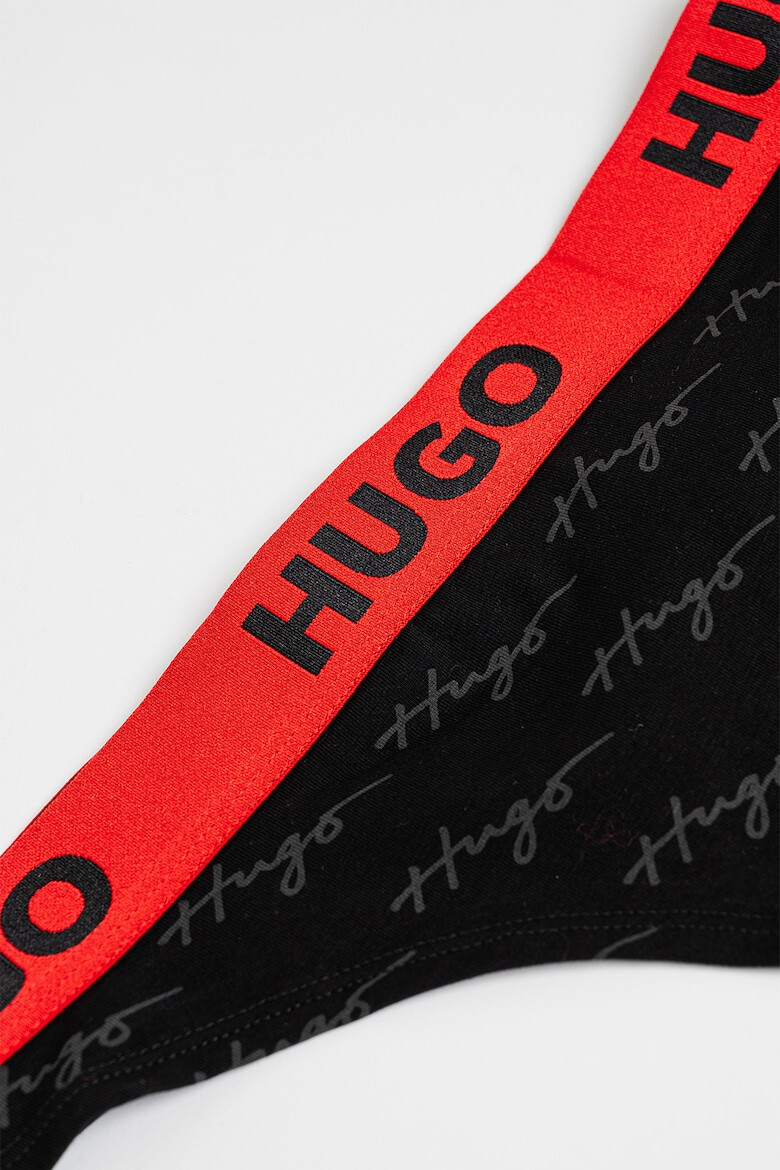 HUGO Chiloti tanga cu imprimeu logo - Pled.ro