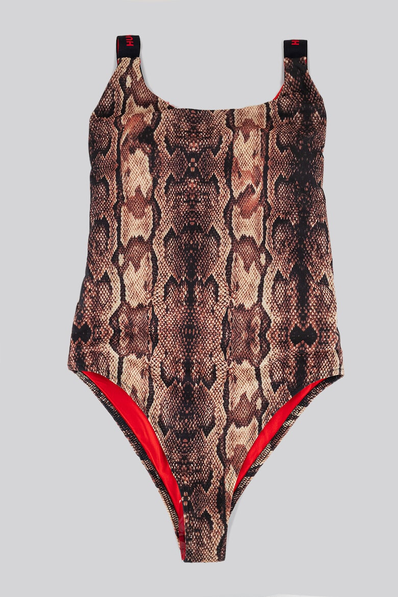 HUGO Costum de baie intreg cu animal print - Pled.ro