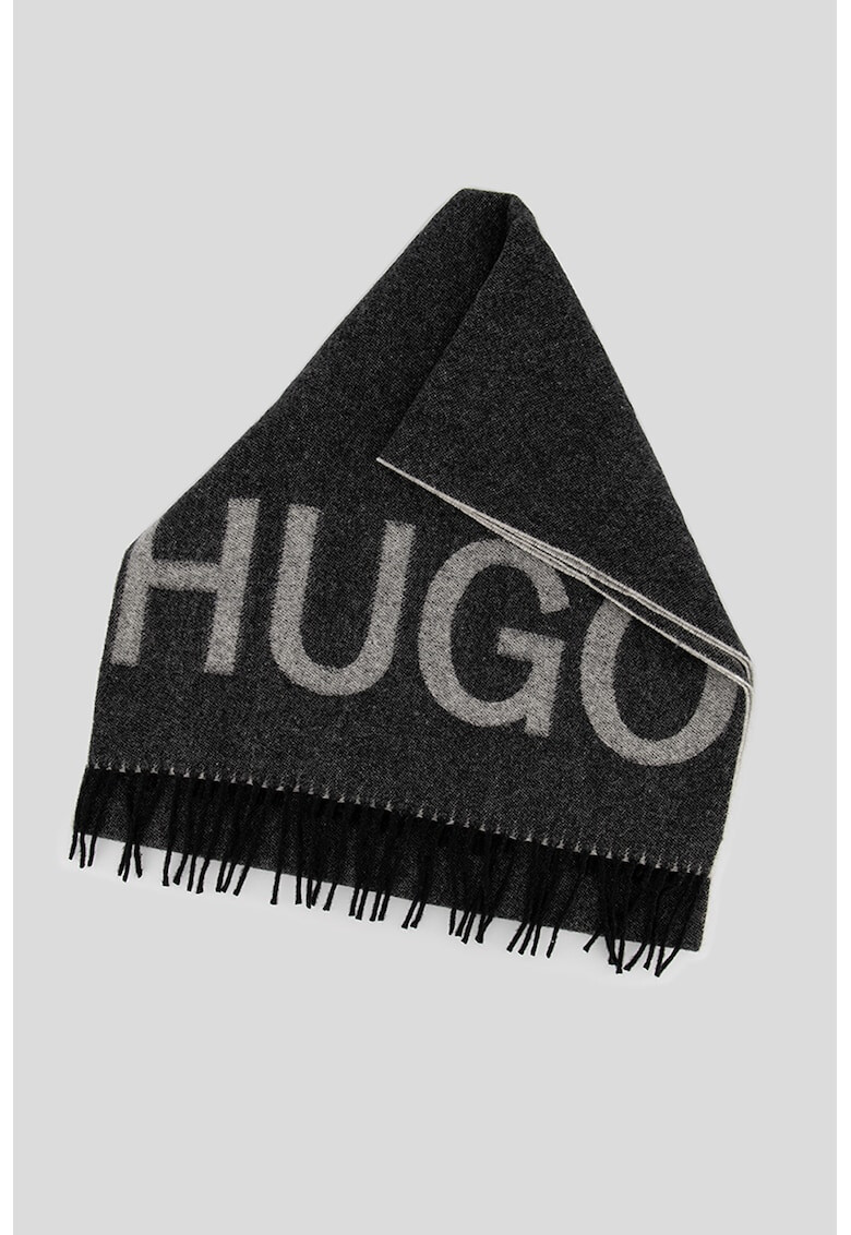 HUGO Fular unisex de lana virgina - Pled.ro