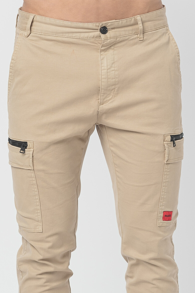 HUGO Pantaloni cargo slim fit cu logo - Pled.ro