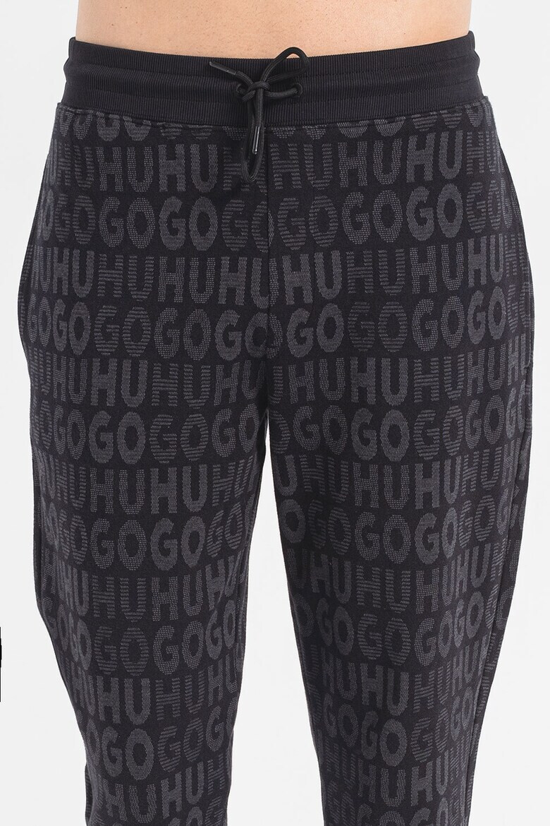 HUGO Pantaloni relaxed fit cu imprimeu logo Dangkang - Pled.ro