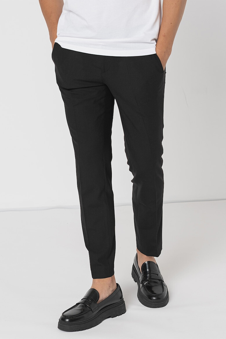 HUGO Pantaloni slim fit din amestec de lana Hesten - Pled.ro