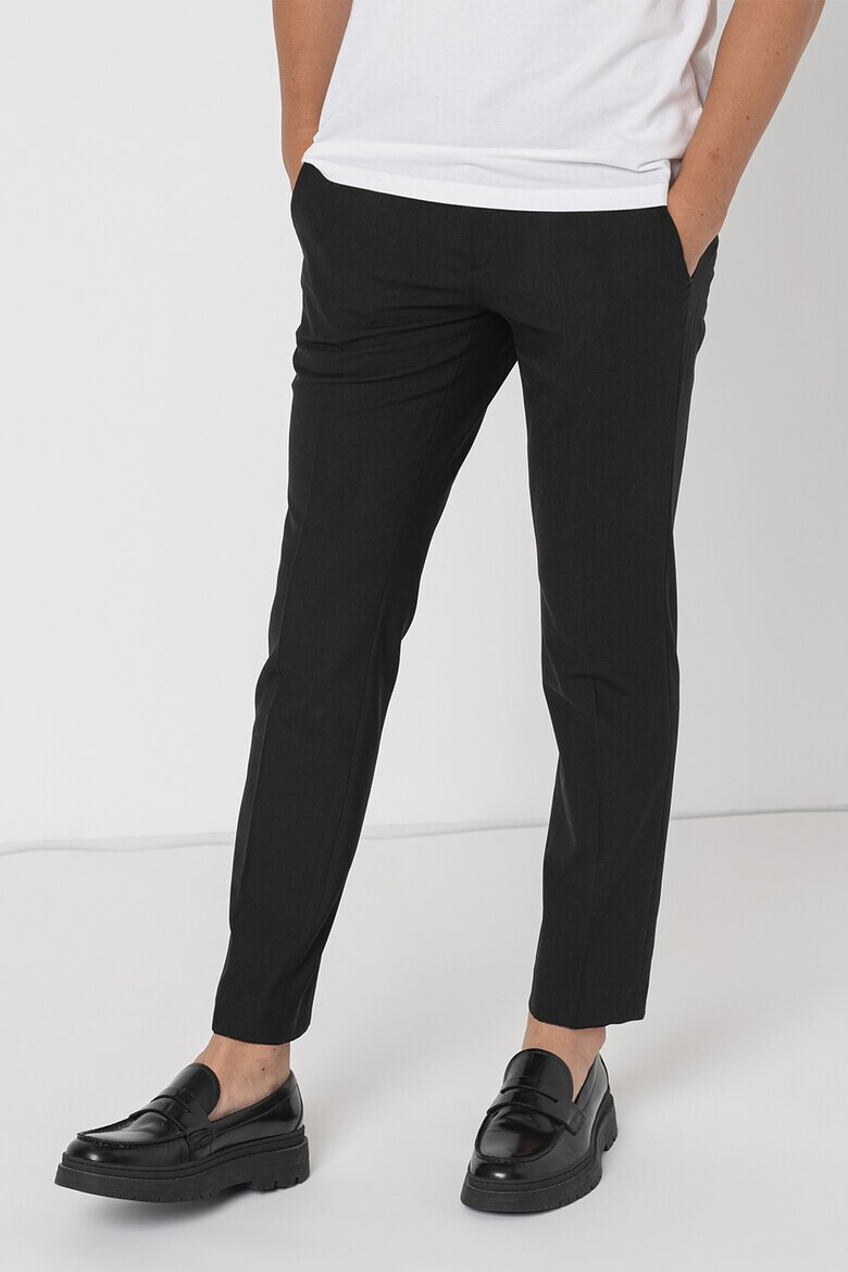 HUGO Pantaloni slim fit din amestec de lana Hesten - Pled.ro