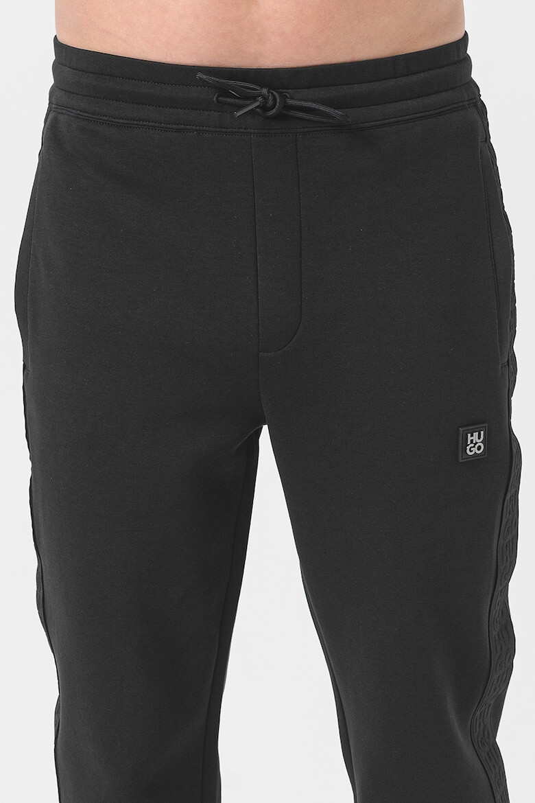 HUGO Pantaloni sport conici cu benzi logo Dembos - Pled.ro