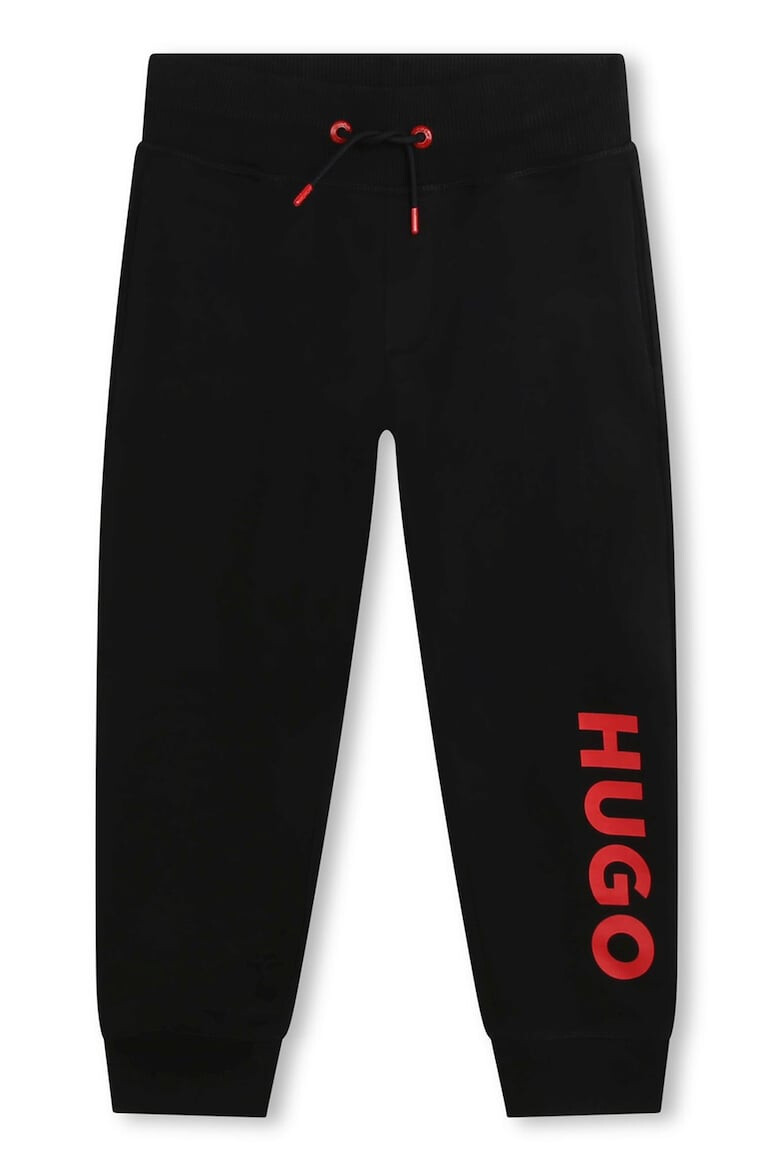 HUGO Pantaloni sport cu imprimeu logo - Pled.ro