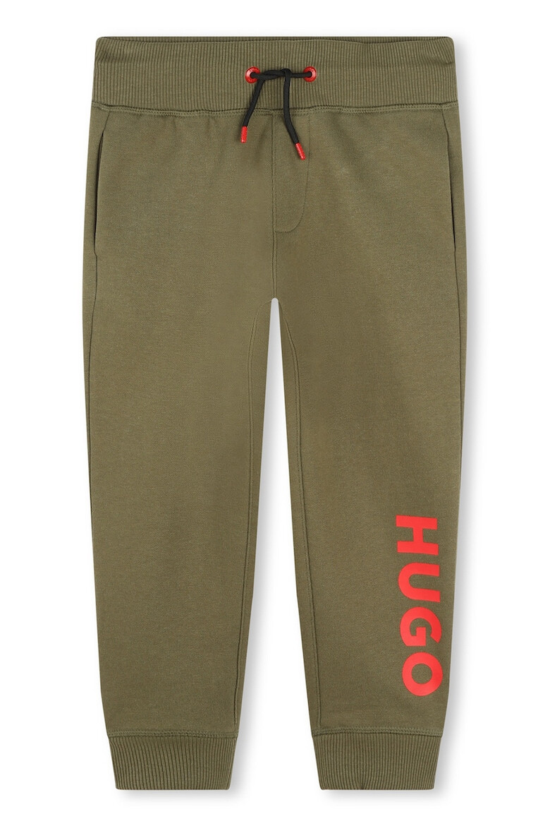 HUGO Pantaloni sport cu imprimeu logo - Pled.ro