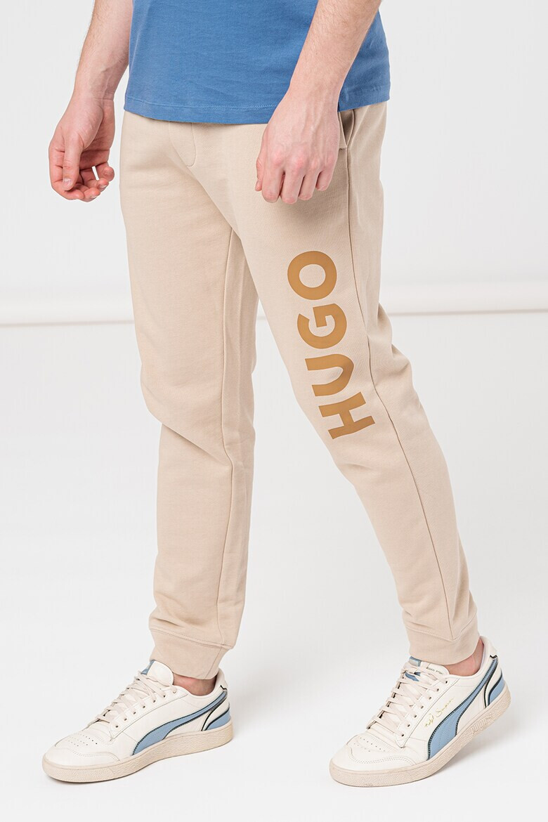 HUGO Pantaloni sport de bumbac cu imprimeu logo Dutschi - Pled.ro