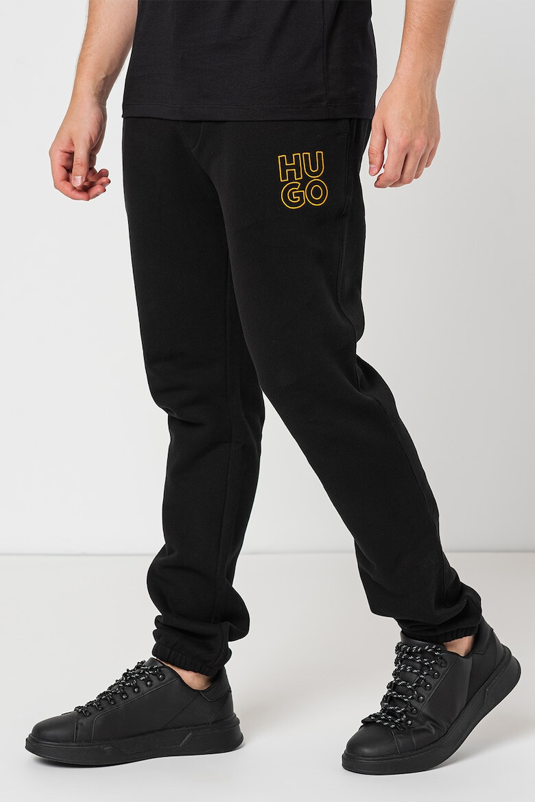 HUGO Pantaloni sport cu logo brodat Demu - Pled.ro