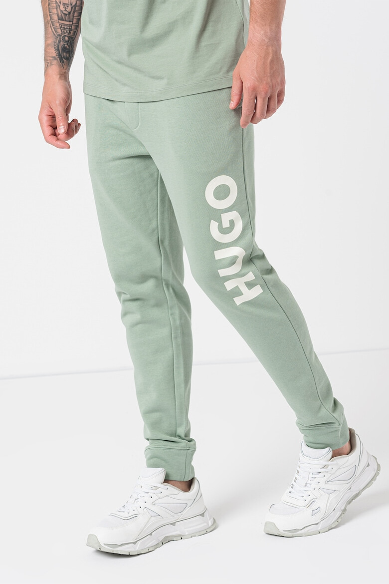 HUGO Pantaloni sport de bumbac cu imprimeu logo Dutschi - Pled.ro