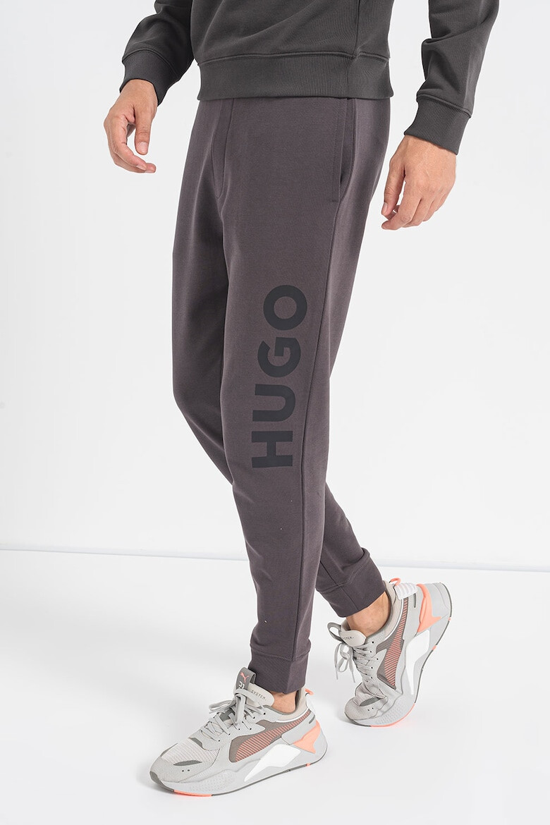 HUGO Pantaloni sport de bumbac cu imprimeu logo Dutschi - Pled.ro