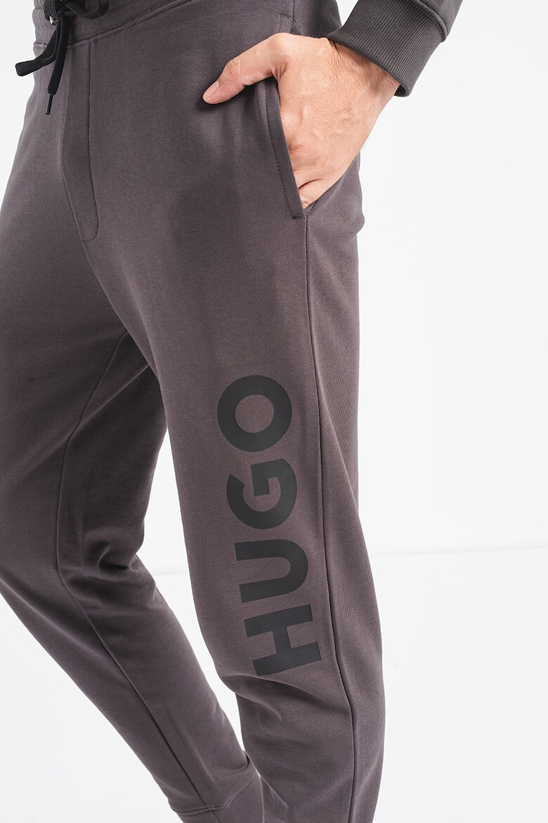 HUGO Pantaloni sport de bumbac cu imprimeu logo Dutschi - Pled.ro