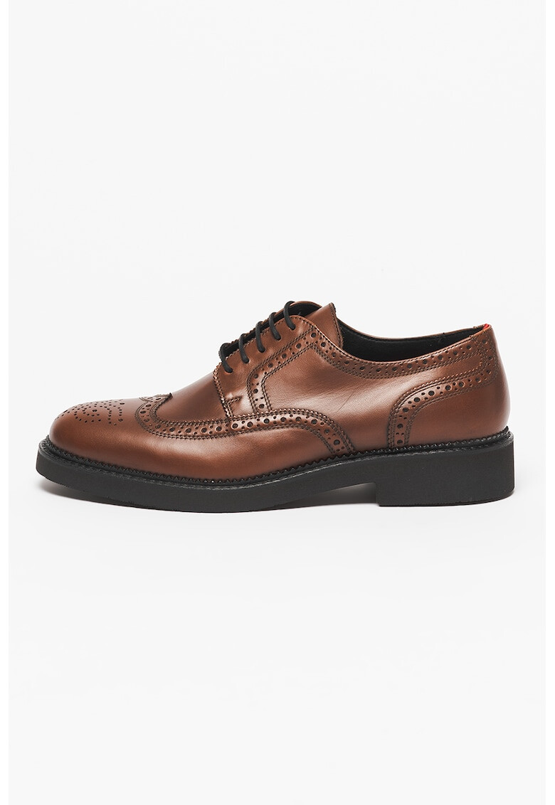 HUGO Pantofi derby brogue de piele Luxity - Pled.ro