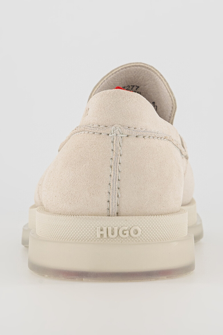 HUGO Pantofi loafer uni de piele intoarsa - Pled.ro