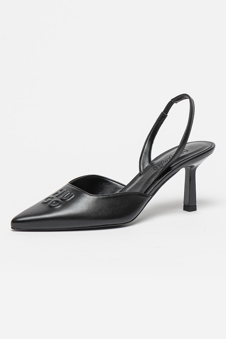 HUGO Pantofi slingback cu logo in relief Katniss - Pled.ro