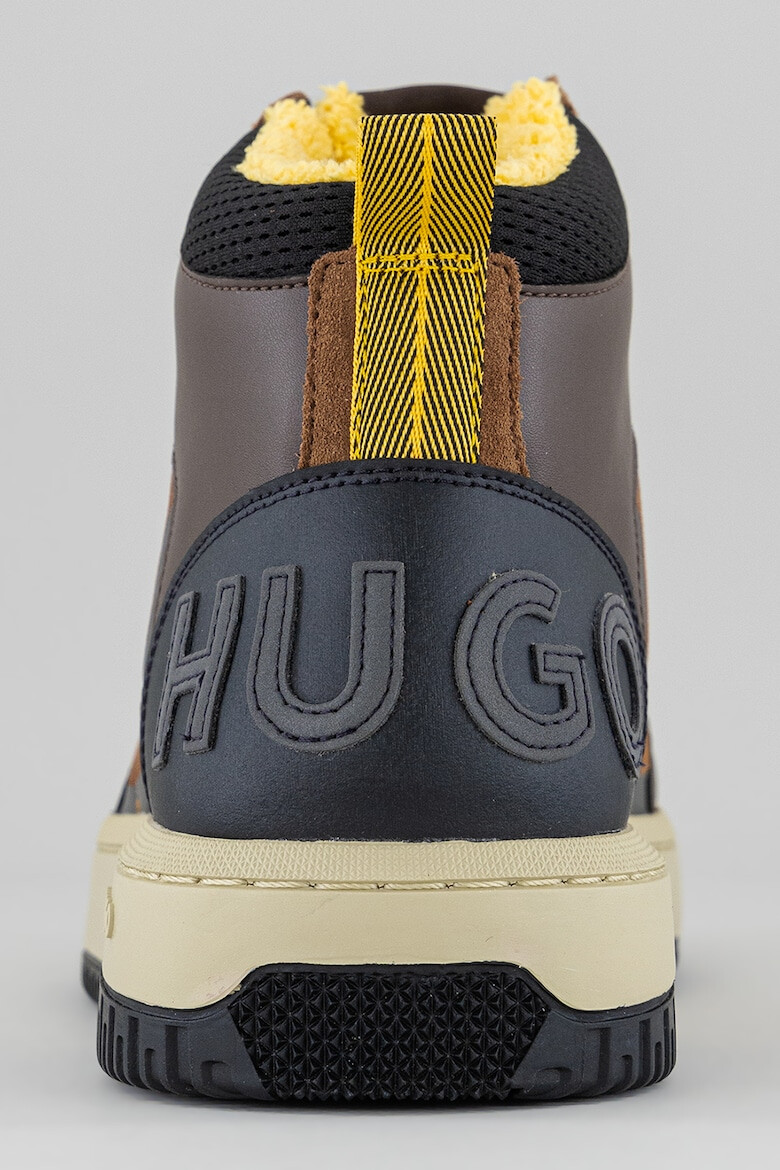 HUGO Pantofi sport high-top cu insertii de piele - Pled.ro