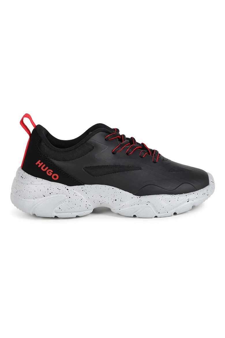 HUGO Pantofi sport low-cut cu insertii de plasa - Pled.ro