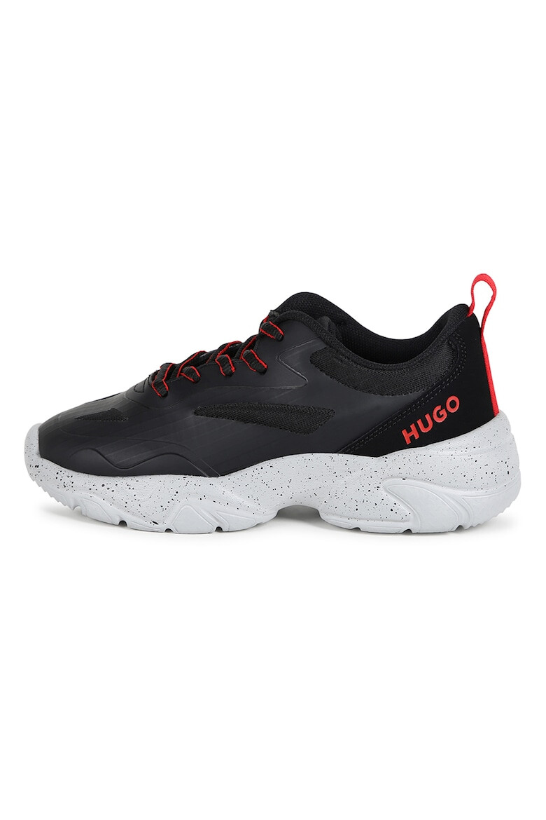 HUGO Pantofi sport low-cut cu insertii de plasa - Pled.ro