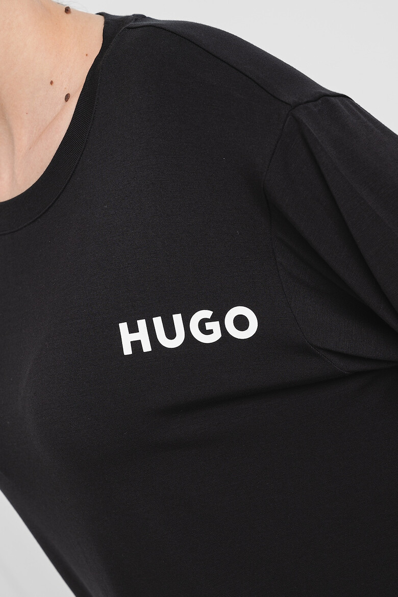 HUGO Bluza de pijama cu imprimeu logo Unite - Pled.ro