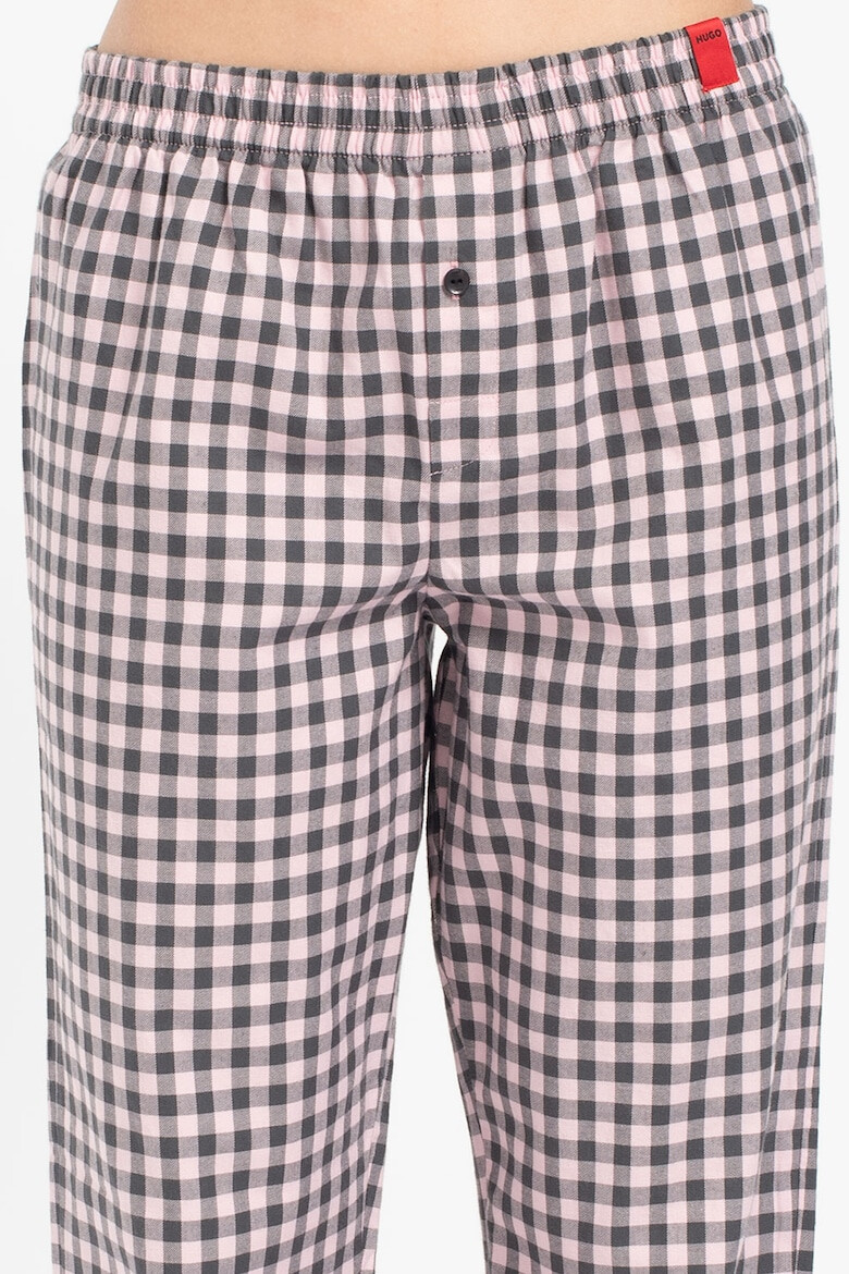 HUGO Pijama in carouri cu pantaloni lungi Flanella - Pled.ro