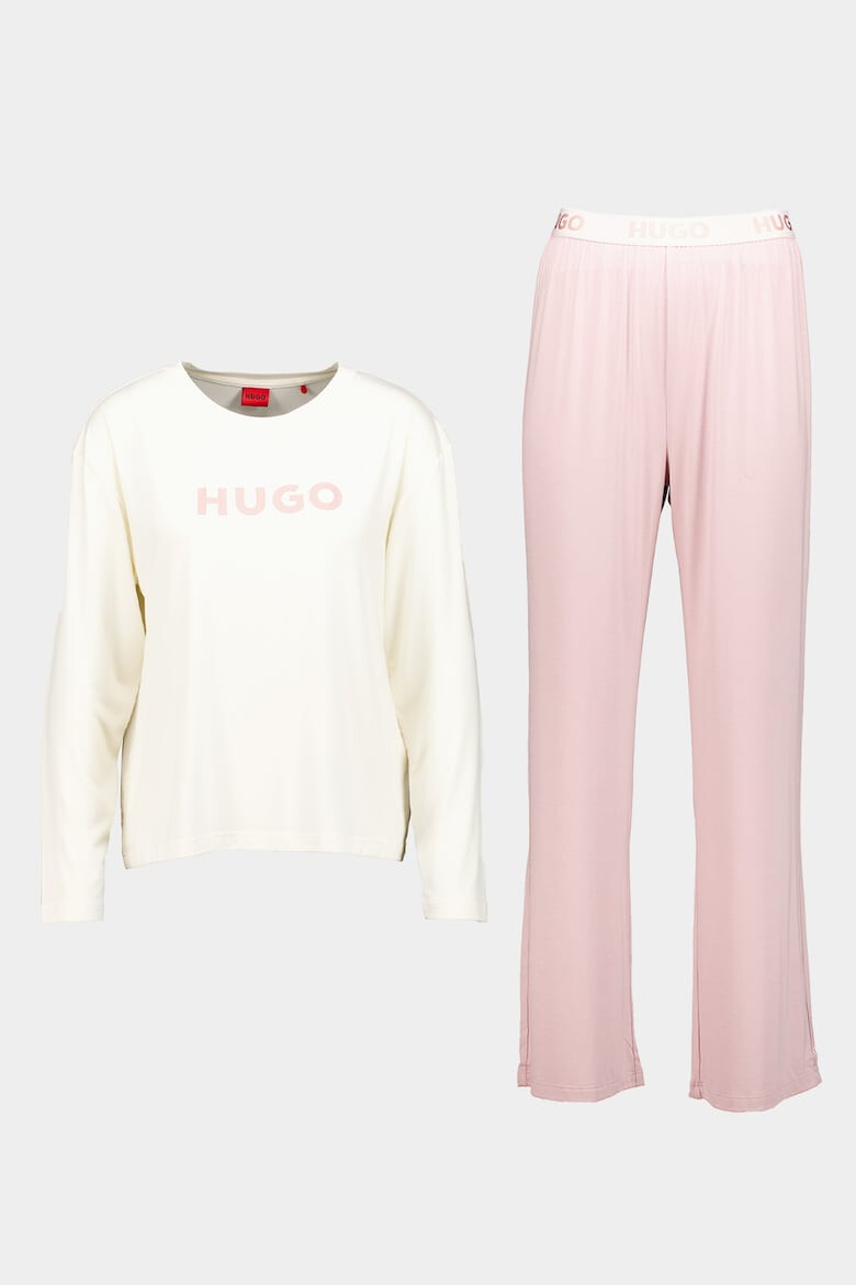 HUGO Pijama lunga cu logo - Pled.ro