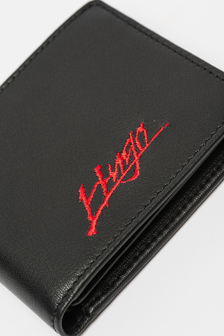 HUGO Portofel de piele cu logo Handwritten - Pled.ro