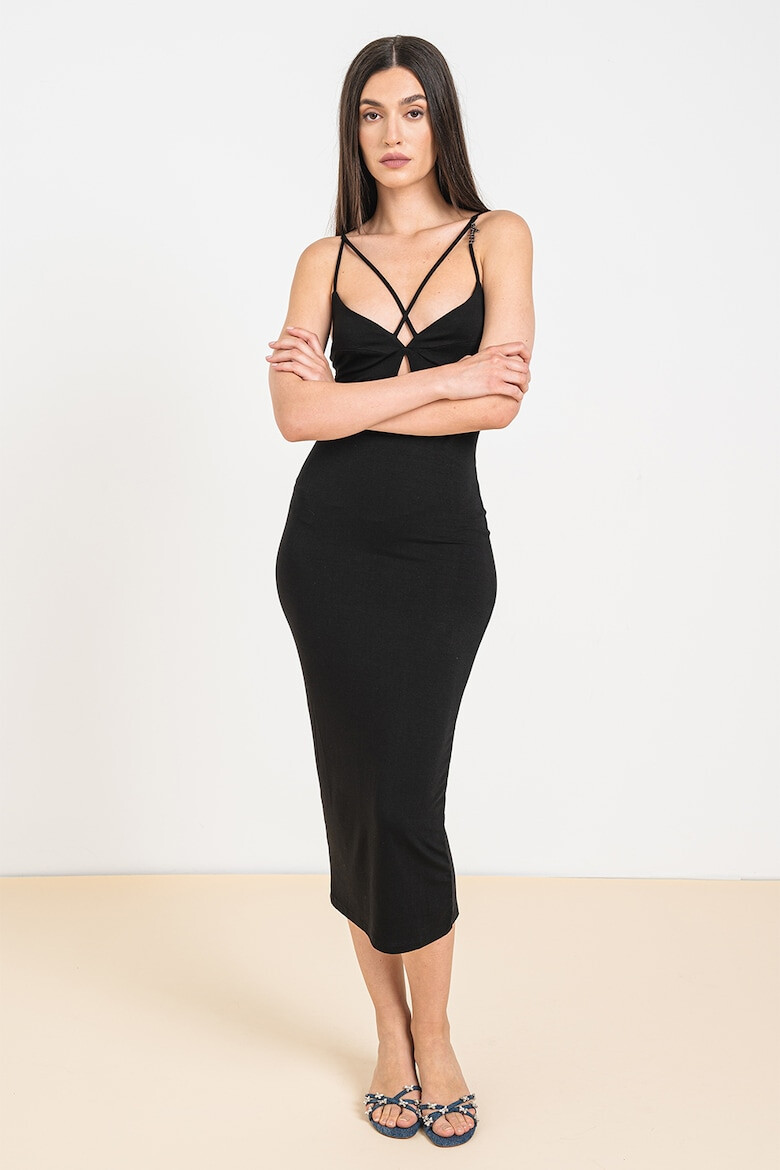 HUGO Rochie bodycon cu bretele incrucisate - Pled.ro