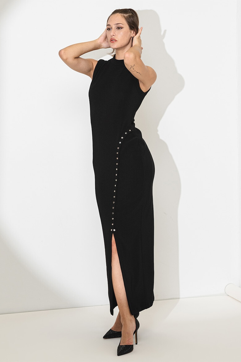 HUGO Rochie maxi bodycon cu slit Nelissi - Pled.ro