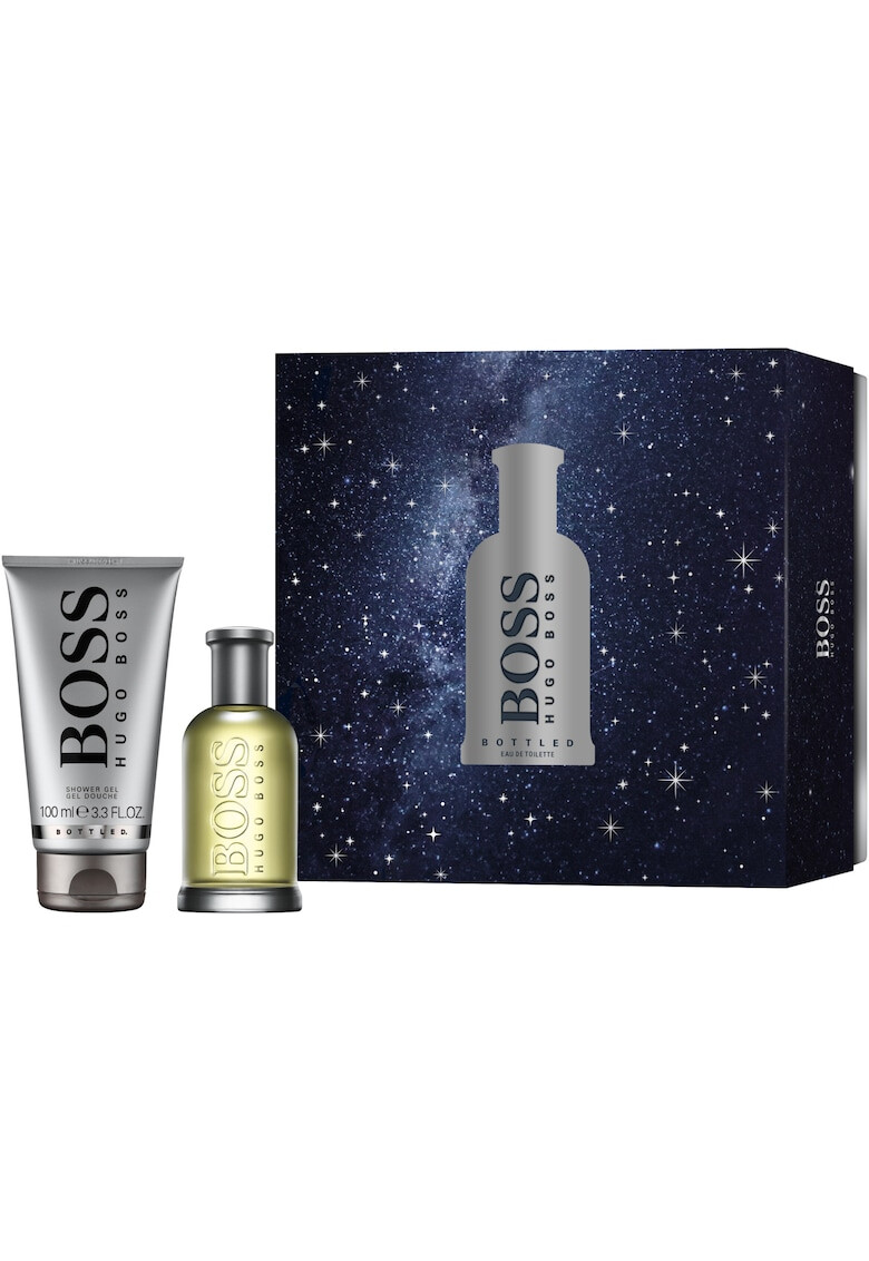 HUGO Set Boss Bottled Barbati: Apa de Toaleta 50 ml + Gel de dus 100 ml - Pled.ro