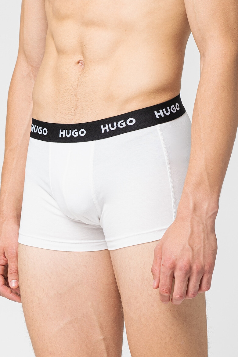 HUGO Set de boxeri cu banda logo in talie - 3 perechi - Pled.ro