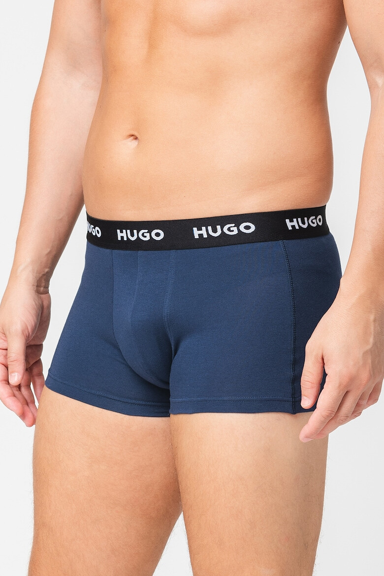 HUGO Set de boxeri cu banda logo in talie - 3 perechi - Pled.ro