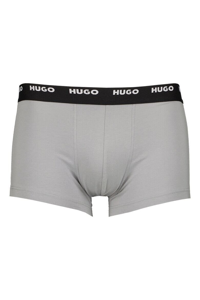 HUGO Set de boxeri cu banda logo in talie - 5 perechi - Pled.ro