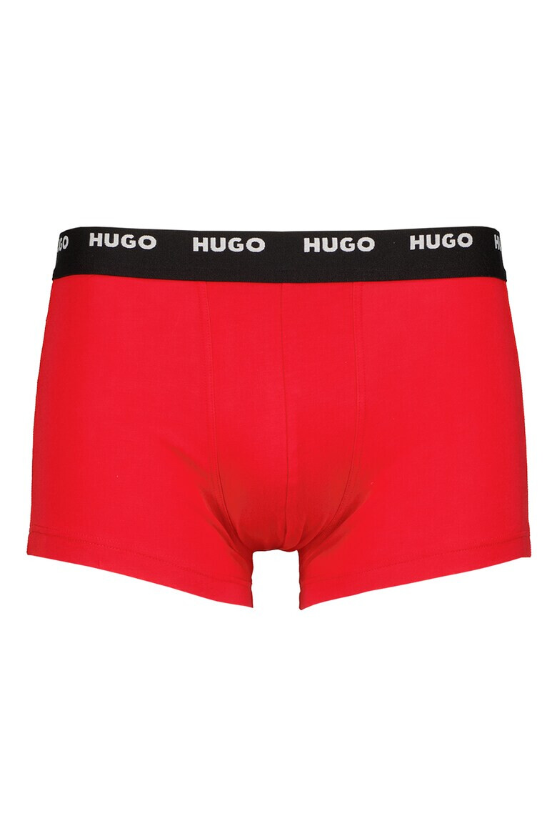 HUGO Set de boxeri cu banda logo in talie - 5 perechi - Pled.ro