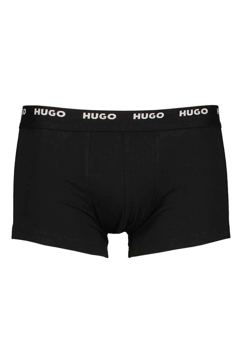 HUGO Set de boxeri cu banda logo in talie - 5 perechi - Pled.ro