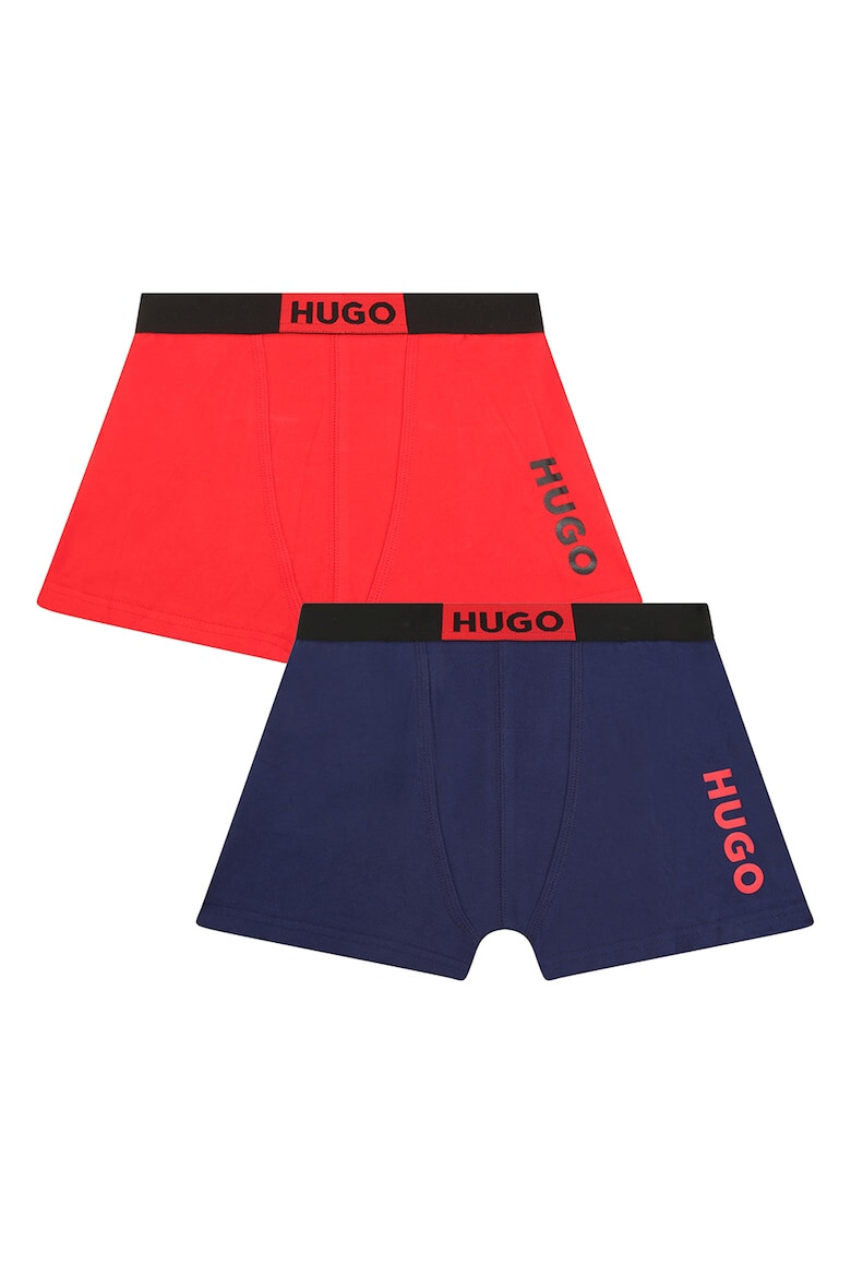 HUGO Set de boxeri cu imprimeu logo - 2 perechi - Pled.ro