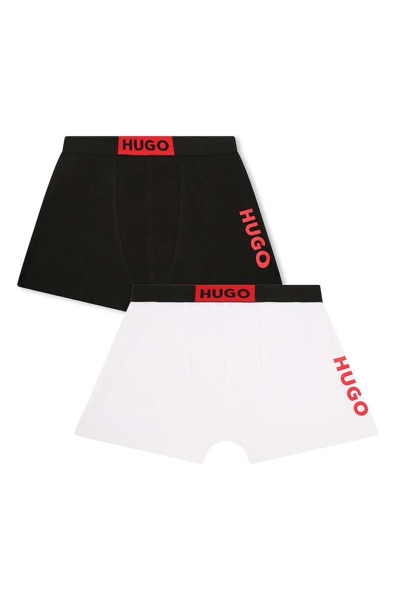 HUGO Set de boxeri cu imprimeu logo - 2 perechi - Pled.ro