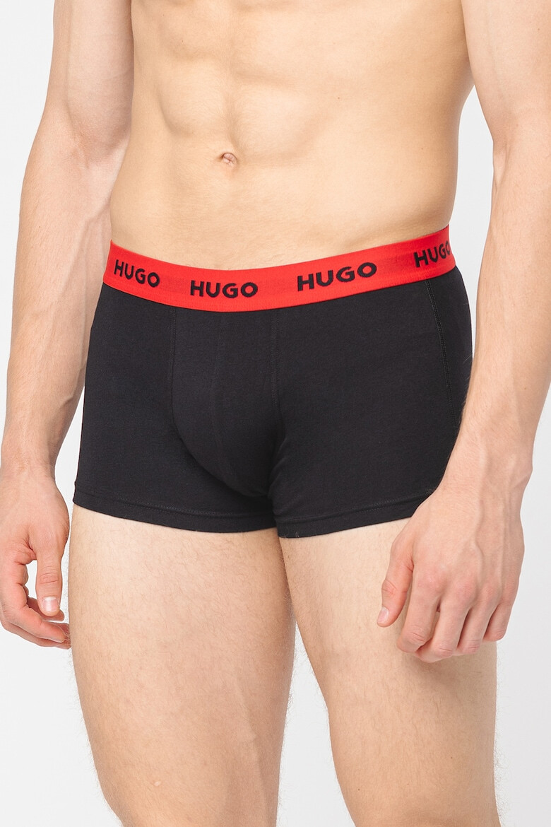 HUGO Set de boxeri cu logo - 3 perechi - Pled.ro