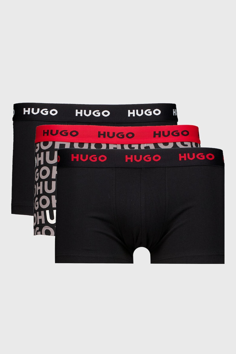 HUGO Set de boxeri cu logo - 3 perechi - Pled.ro