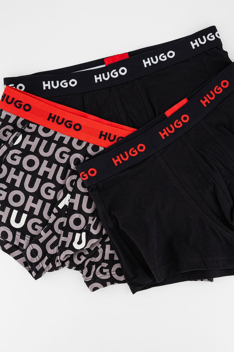 HUGO Set de boxeri cu logo - 3 perechi - Pled.ro