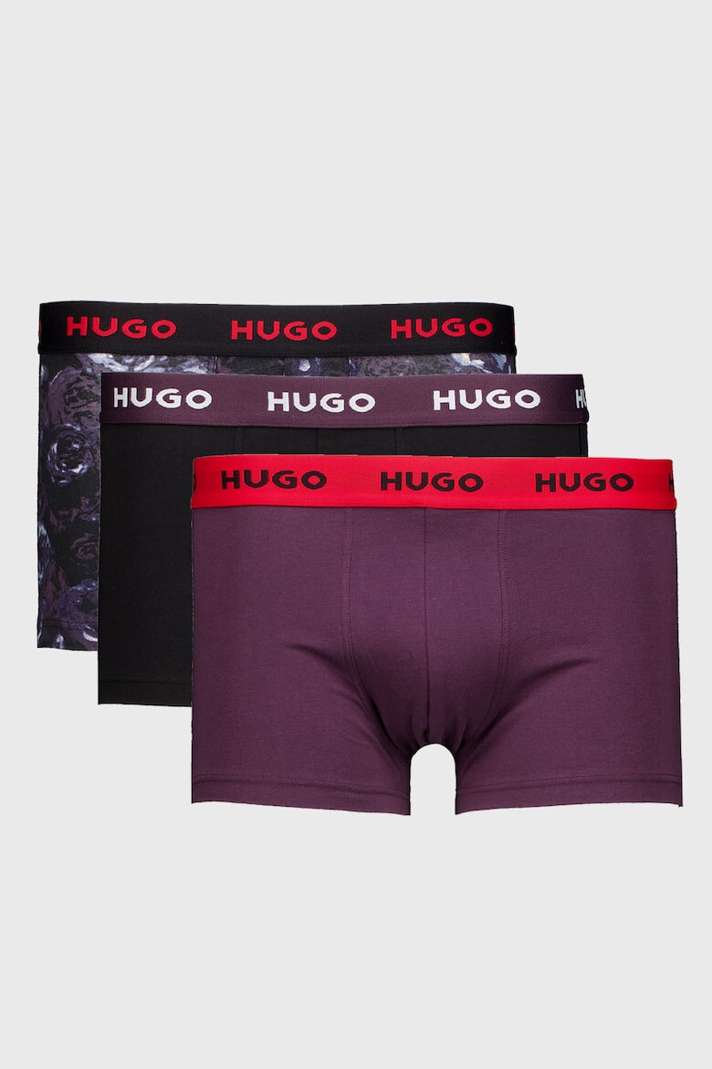 HUGO Set de boxeri cu logo - 3 perechi - Pled.ro