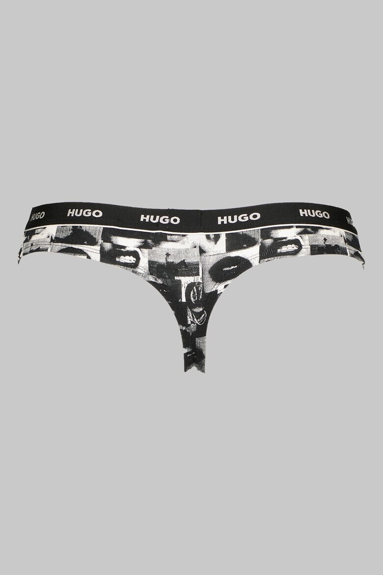 HUGO Set de chiloti tanga banda logo in talie - 3 perechi - Pled.ro