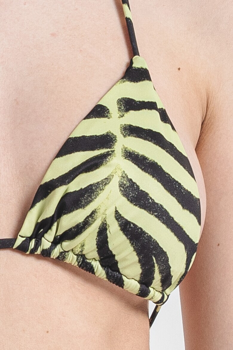 HUGO Sutien triunghiular cu animal print - Pled.ro