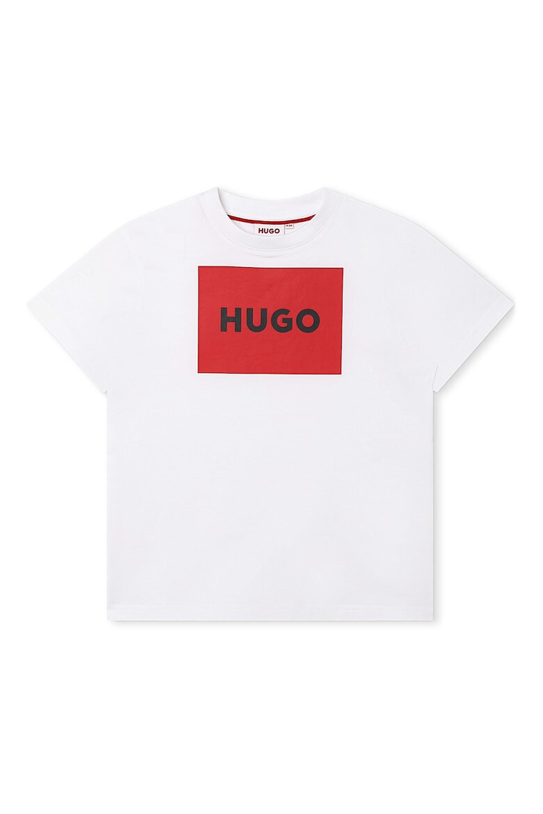 HUGO Tricou din bumbac cu imprimeu logo - Pled.ro