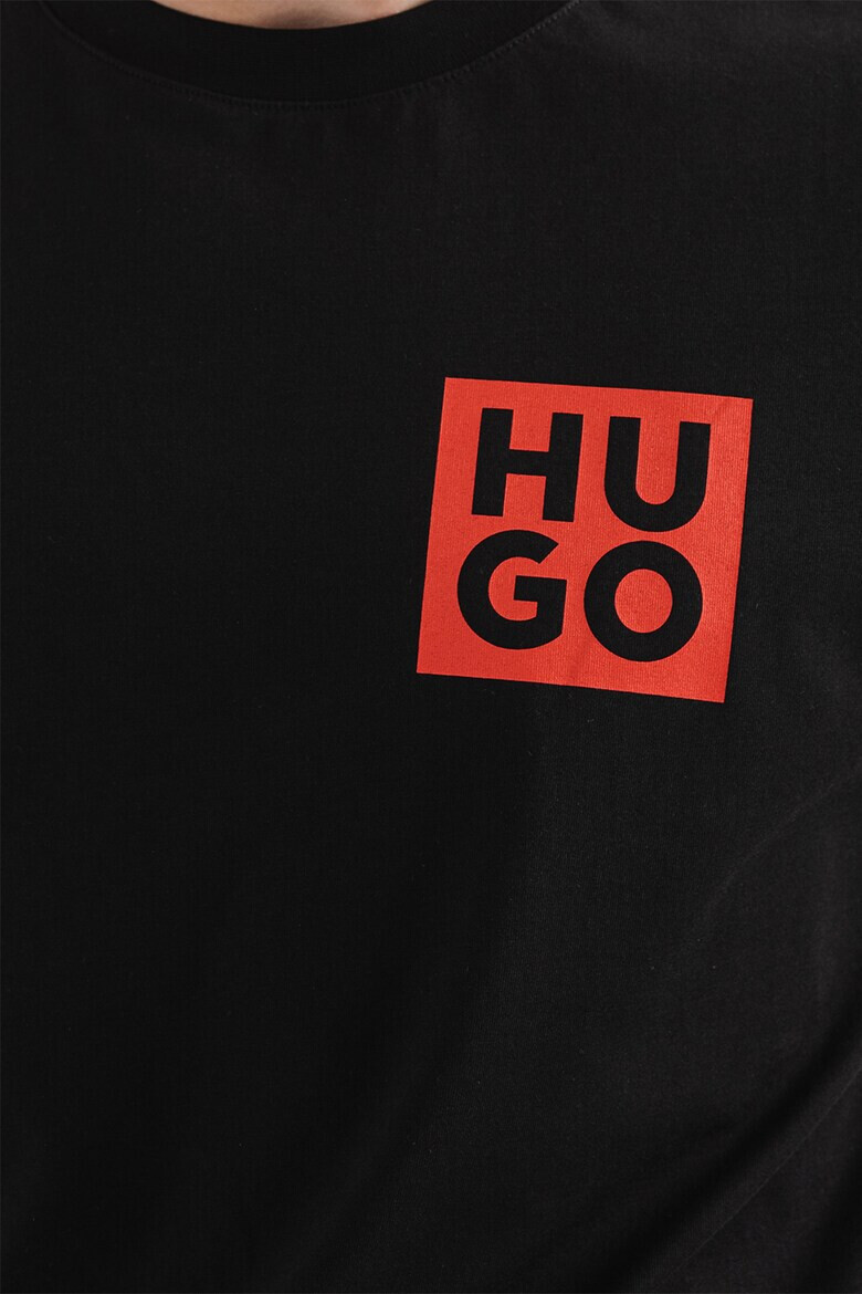 HUGO Tricou de bumbac organic cu logo Detzington - Pled.ro