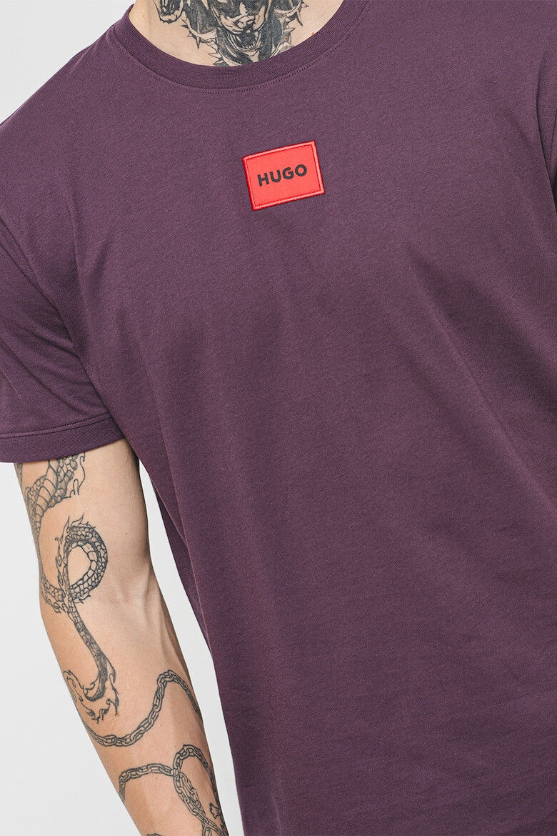 HUGO Tricou din bumbac cu aplicatie logo Diragolino - Pled.ro