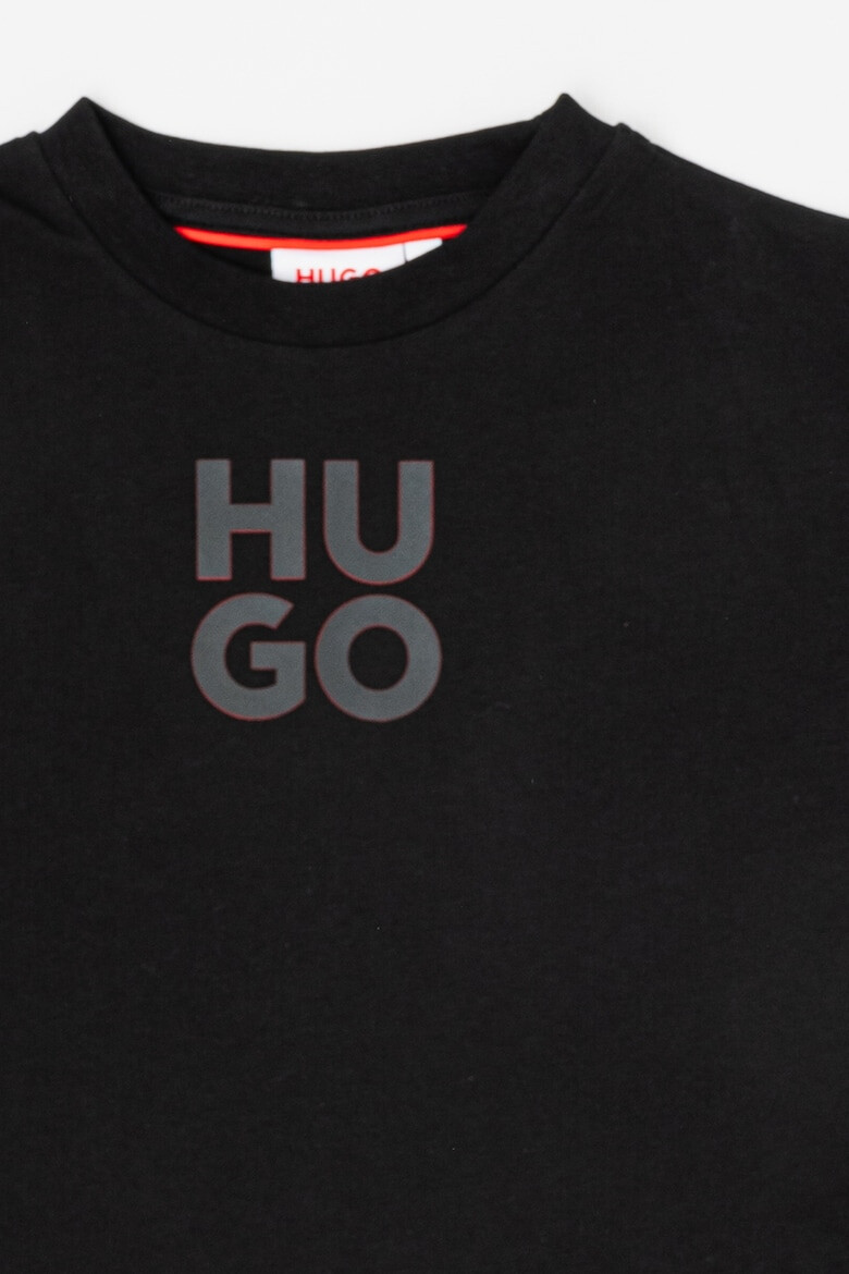 HUGO Tricou din bumbac cu imprimeu logo - Pled.ro