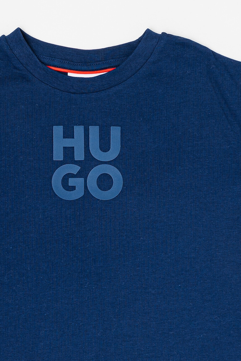 HUGO Tricou din bumbac cu imprimeu logo - Pled.ro