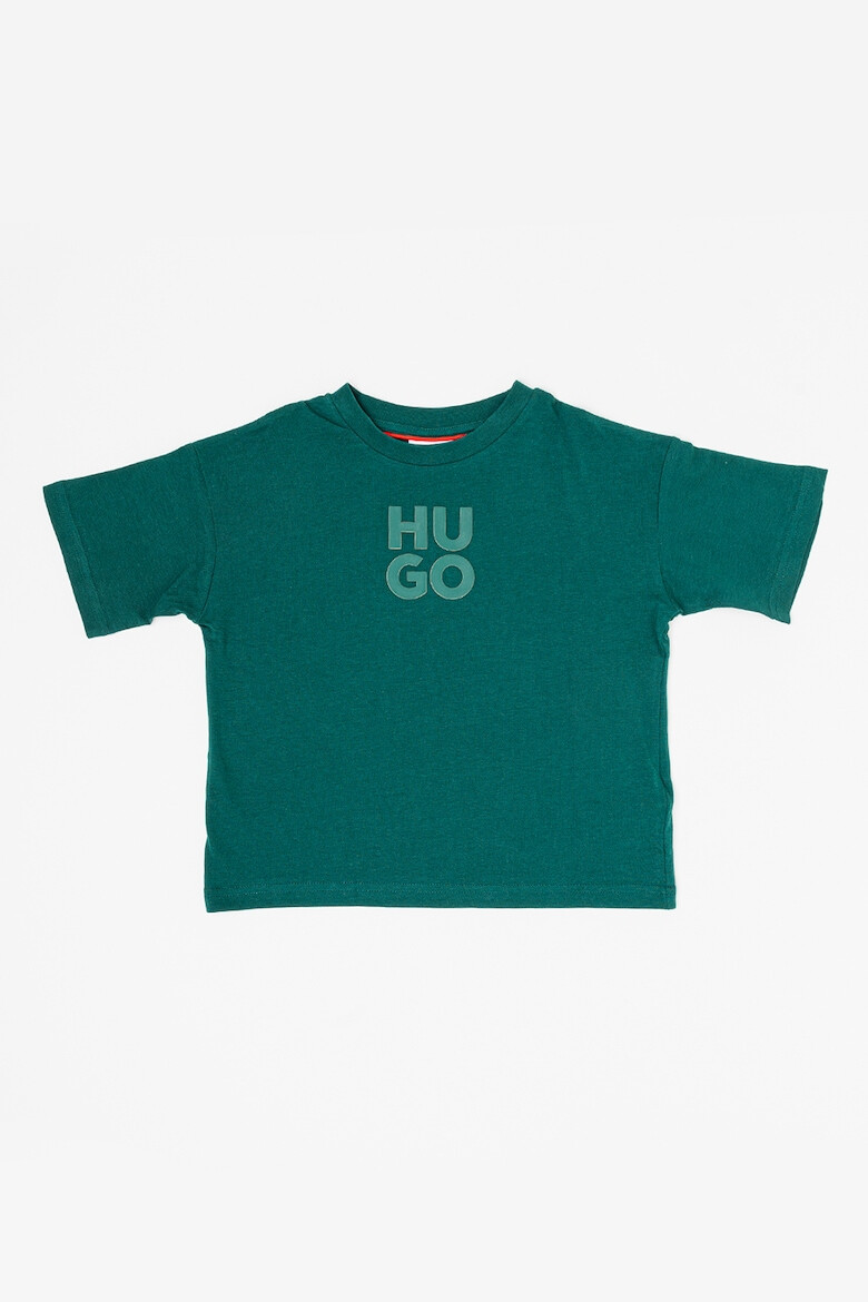 HUGO Tricou din bumbac cu imprimeu logo - Pled.ro