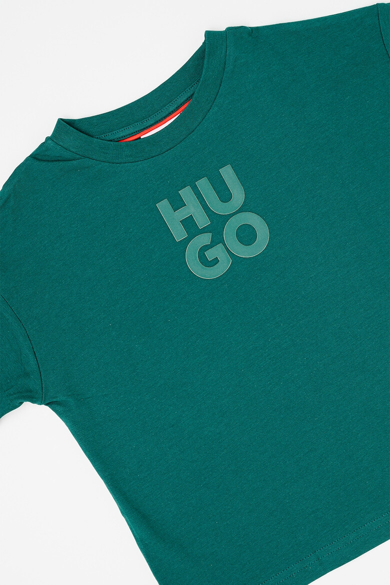 HUGO Tricou din bumbac cu imprimeu logo - Pled.ro