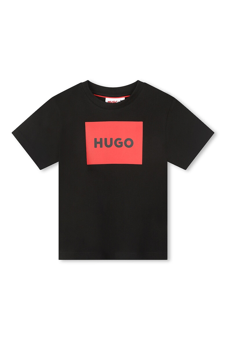 HUGO Tricou din bumbac cu imprimeu logo - Pled.ro